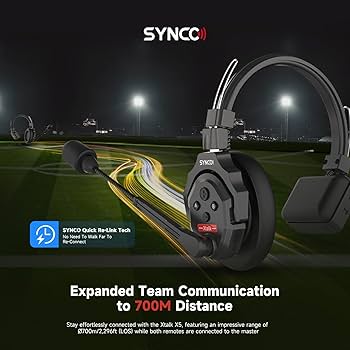 Amazon | SYNCO XTalk X5 2.4GHz ワイヤレス ヘッドセット